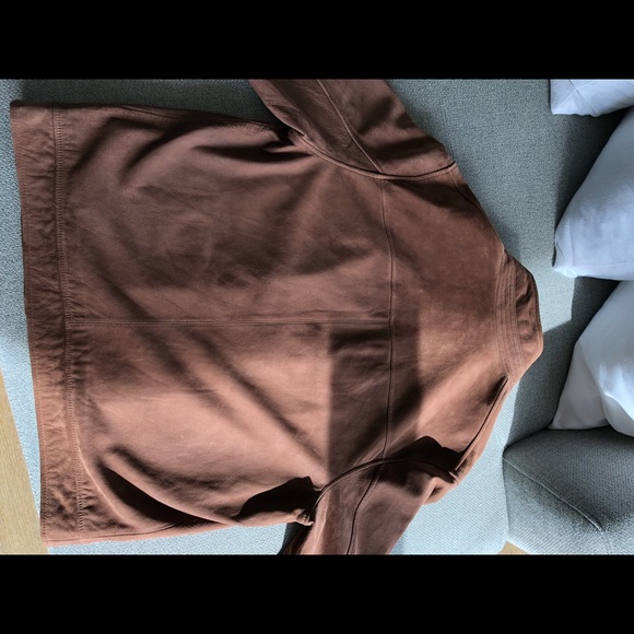 Tommy Hilfiger Suede Leather Coat - Picture 4 of 7